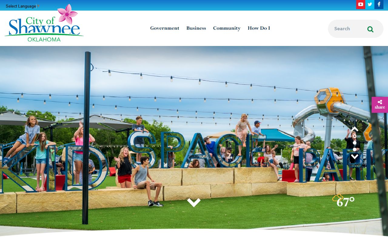 Shawnee city website for arrest records and public services