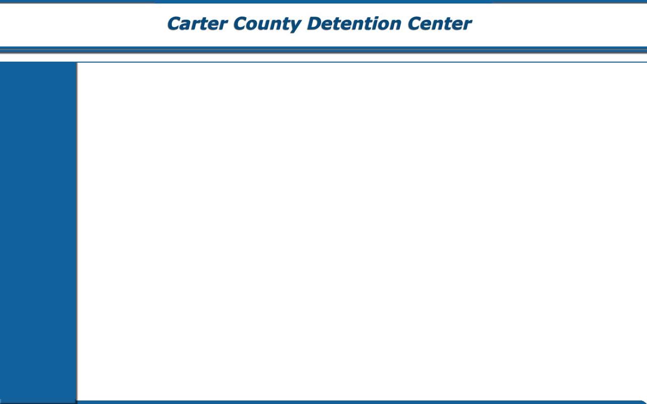 Carter County Detention Center inmate list for arrest records lookup