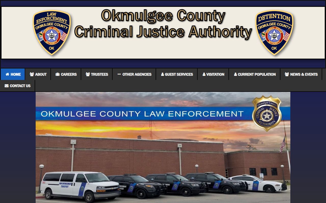Muskogee County Jail website for arrest records